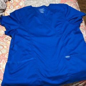 Cherokee Workwear Royal Blue Scrub Set